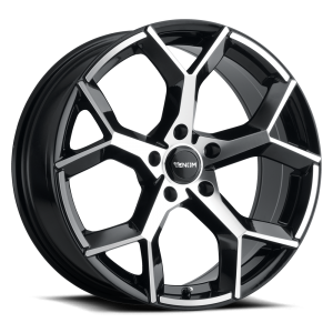 VENOM37 19X8.5 5X114.3 +35 73.1 Gloss Black Machined Face