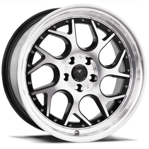 VENOM33 20X8.5 5X114.3 +30 73.1 Gloss Black Machined Face