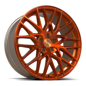 LFF-01 PISTA 20X10.5 5X112 +38 66.6 Full Brushed Sunset Orange LSJP2