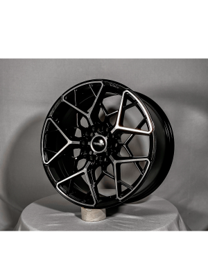 ENOM46 17X8 51143/120 +35 73.1 Gloss Black Machined Face