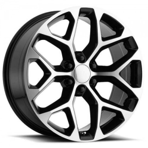 REP G09 24X10 6X139.7 +28 78.1 Satin Black Machined