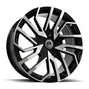 LUX47 18X8 5110/114.3 +35 73.1 Gloss Blk Machined Face