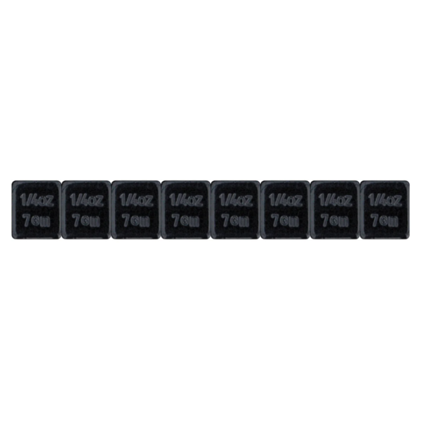 1/4 OZ Black Stick On Weights